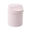 Bedroom with Cover Trash Garbage Can Small Trash Can Mini Desktop Bin Desk Dustbin