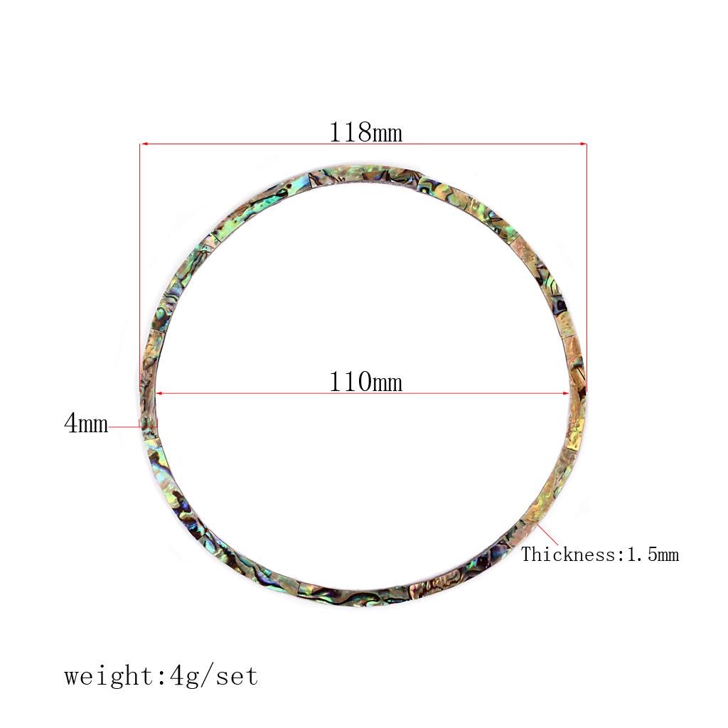 Natural Shell Guitar Sound Hole Decals Classical Rosette Inlay Acoustic Guitar Accessories for Luthier Guitar Maker