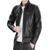 Весенняя мужская куртка Повседневная кожаная куртка Мужская одежда Locomotive Trendy Jacket Корейская версия воротник-стойка Куртка из искусственной кожи