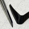 Gloss Black For VW Golf MK7 GTI 2013-2017 ABS Car Front Bumper Fog Light Intake Frame Grille Splitter Spoiler Side Air Vent Trim
