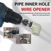 Сантехника Внутренняя резьба Пробойник Пробивной Электрический Открыватель отверстий ПВХ Труба Нарезчик резьбы Комплект Ручной инструмент