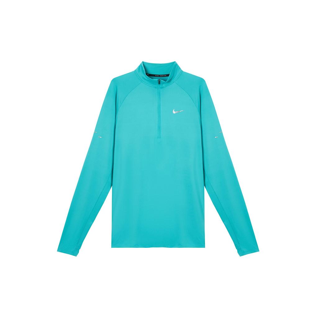 Nike Футболка мужская с длинным рукавом реглан Dri-Fit Stride, быстросохнущая, универсальная, цвет кактусово-зеленый, серебристый HV2181345