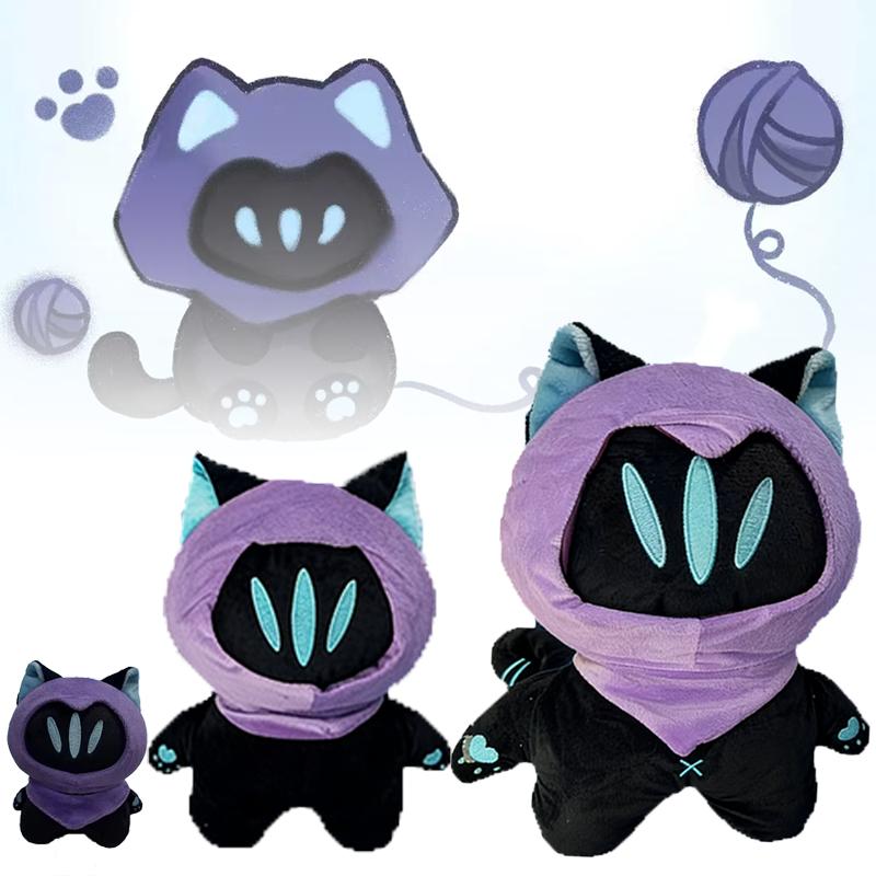 3 Assorted Sizes Cartoon Game Anime VALORANT Clove Cute Plush Toys Printed Starfish Body Animal Cat Cosplay Peripheral Kid Gifts