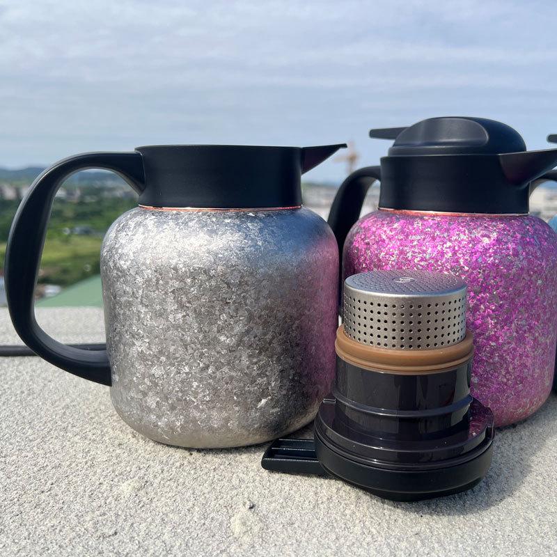 Le Hu Jian Pure Titanium Vacuum Insulated Cup with Magnetic Lid and Laser Engraving - Anti-Drop Stewing and Soaking Cup, New Model.