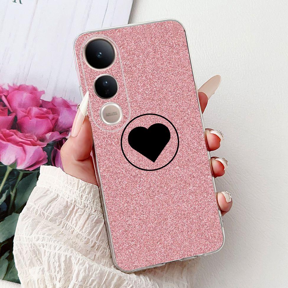 For Vivo V50 Lite 5G Case Clear Fashion Luxury Cute Cartoon Cat Cool Soft TPU Bumper Cover For Vivo V50Lite 5G Phone Case Funda