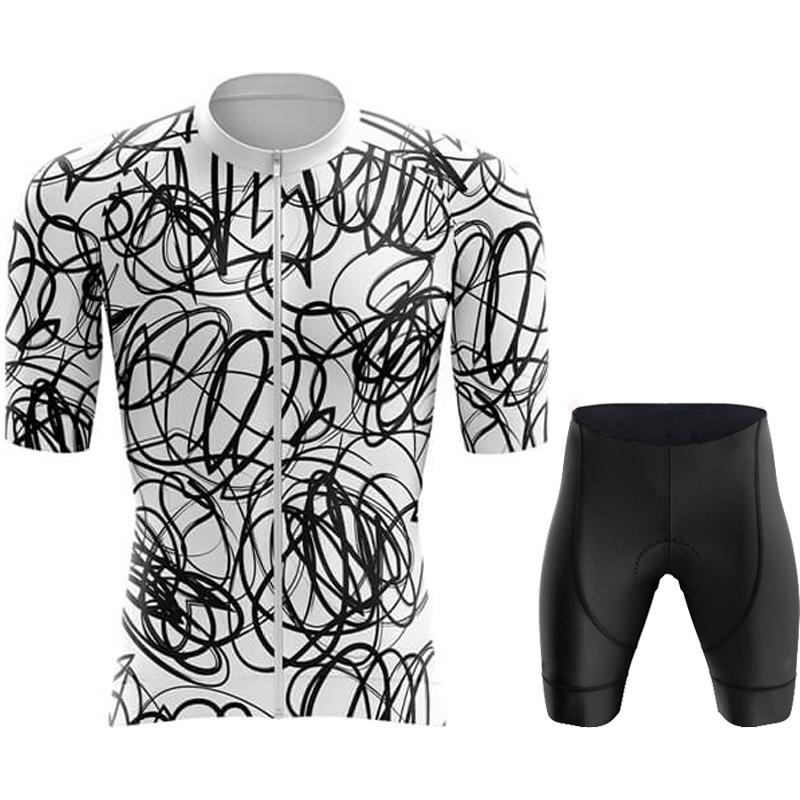 Cycle Jersey Men's Mtb Cycling Pants Summer Clothing 2025 Bib Bike Man Complete Tricuta Uniform Road Gel Sports Set Costume Suit