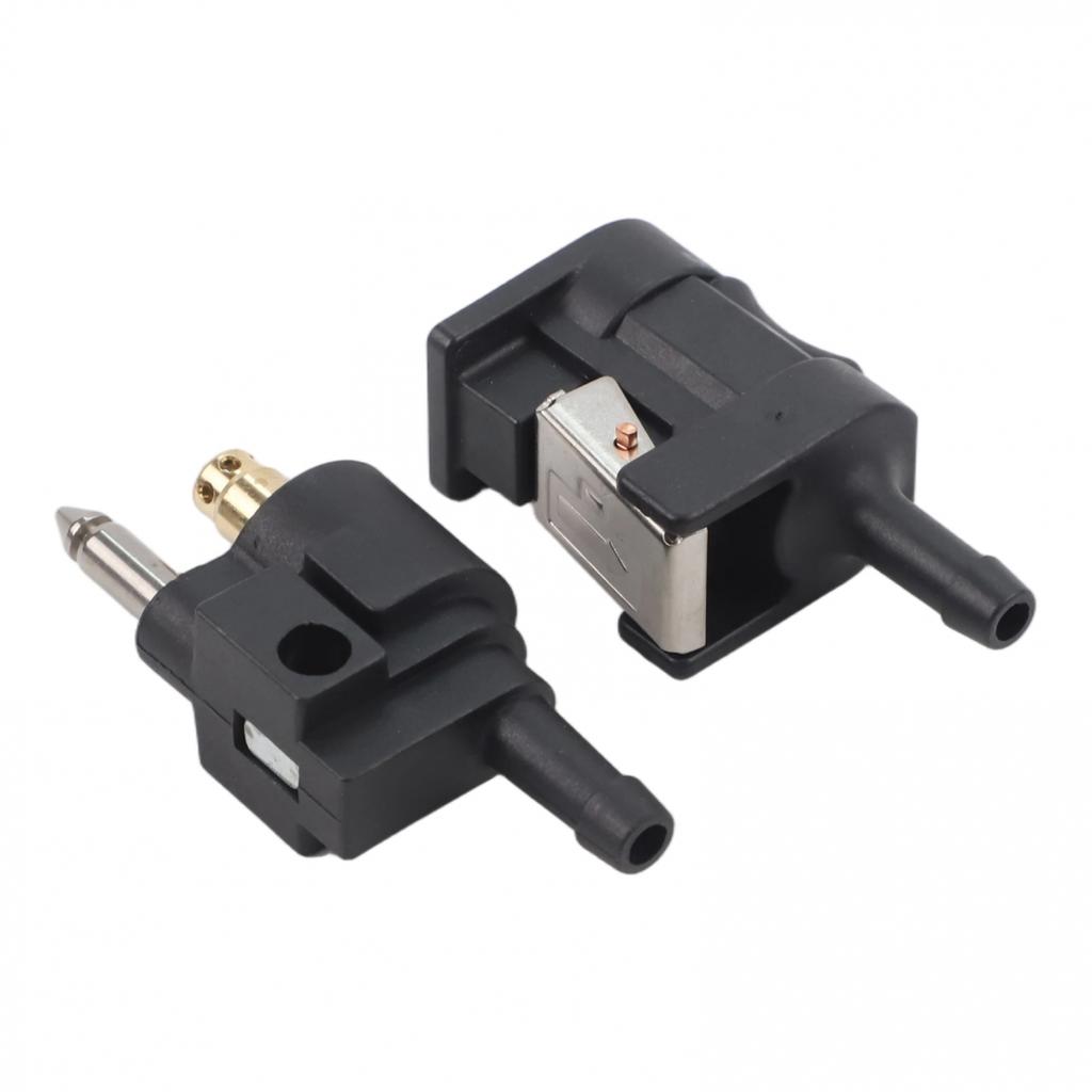 Fuel Line Connector Parts 3.3x2.1cm Black Fittings