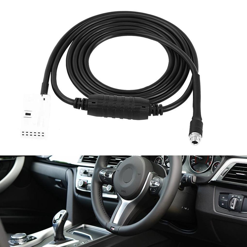 Car Female AUX Auxiliary Audio Input Adapter Cable for E60 E61 E63 E64 Car-Styling
