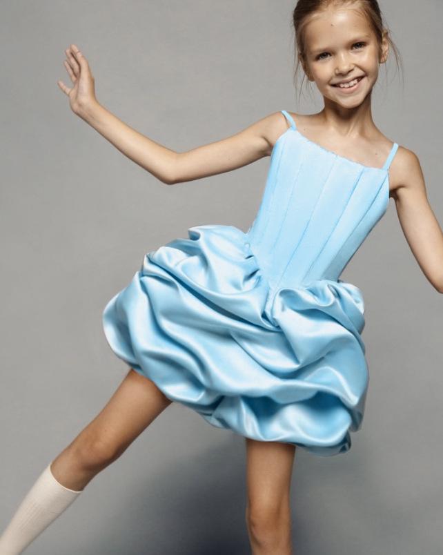 Children's Formal Spaghetti Strap Flower Girl Dress - Birthday, Wedding, Party, Stage Performance Princess Dress