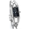 Square Face Stainless Steel Bracelet Watch Simple Waterproof Cute Silver Black Women's