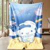 Soft Flannel Blanket Lightweight Cozy Bedroom Living Room CoverCinnamoroll