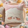 Cute Animals Cushion Cover DoubleSided Printed Organic Linen Pillow Cover Decorative for Sofa Home