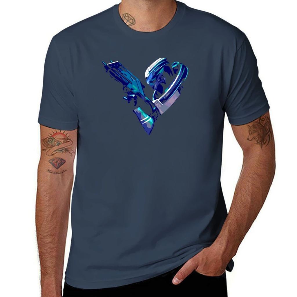 V Is for Vakarian T-Shirt Cotton T Shirt Man Man T Shirt Luxury T-Shirt