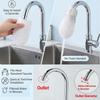 Faucet filter cotton bags  100 pcs  + 20 fixed straps  kitchen splash proof faucet filter bags  hot and cold general non woven filter bags