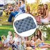 Inflatable Seat Cushion Waterproof Wear-Resistant Quick Inflate Deflate Comfortable Air Support Airplane Car Seat Pad