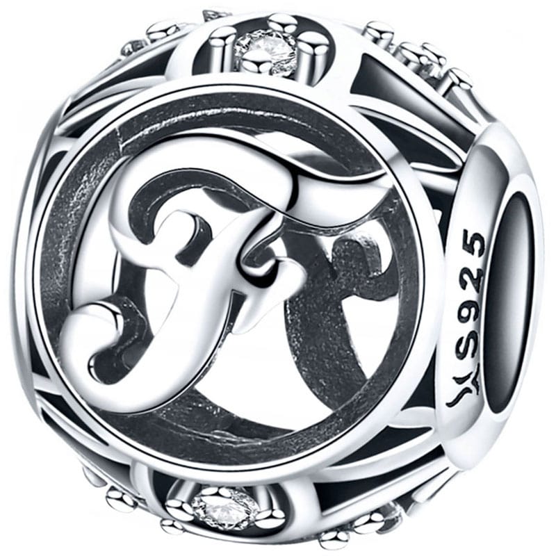 Charms Do Pandora Zawieszka Charms Litera F Srebro 925