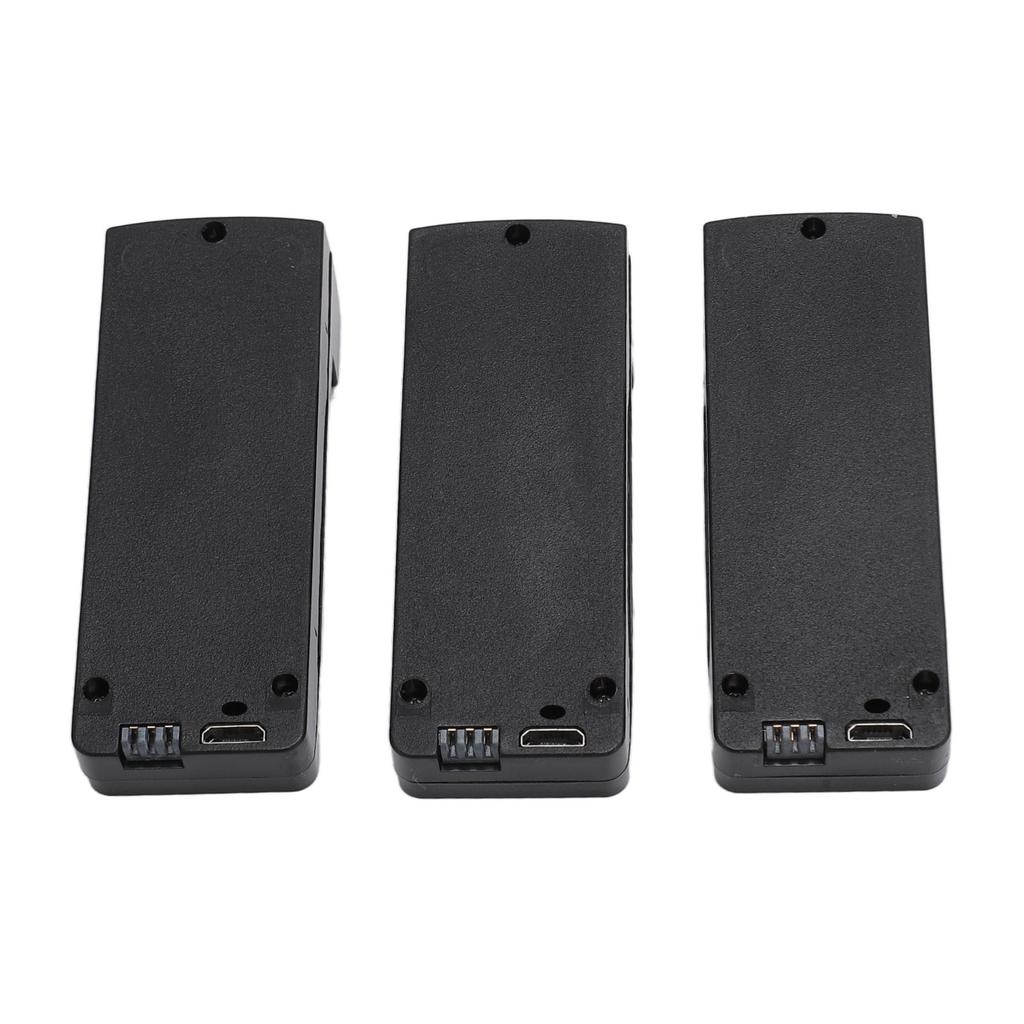 3Pcs Lithium Battery for RC Quadcopter 1800mAh 3.7V Small Light Portable Sturdy ABS Shell RC Drone B