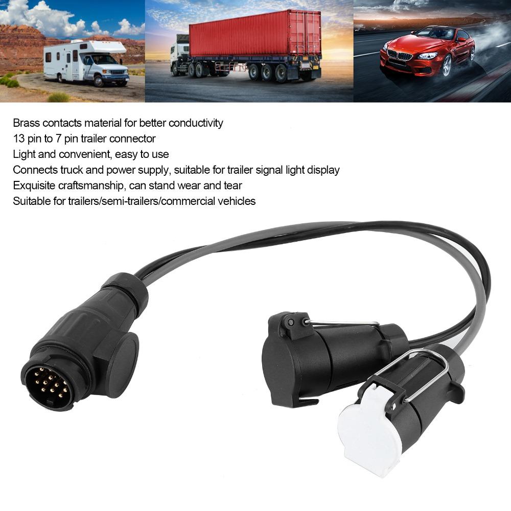 Brass Contact Trailer Connector Conversion Lead Towing Electrical Conversion