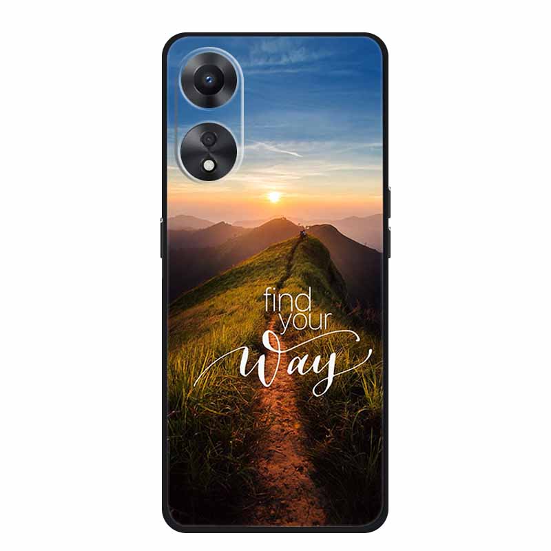 Чехол для OPPO A78 5G Модный силиконовый мягкий ТПУ задняя крышка для Oppo A58 A58X 5G OPPOA78 5G Чехлы для телефонов Ударопрочный CPH2483 Fundas