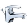 Single Lever Basin Faucet with Drain Pull, Including Drain, Chrome Bathroom Faucet, Brass Faucet, Removable Aerator