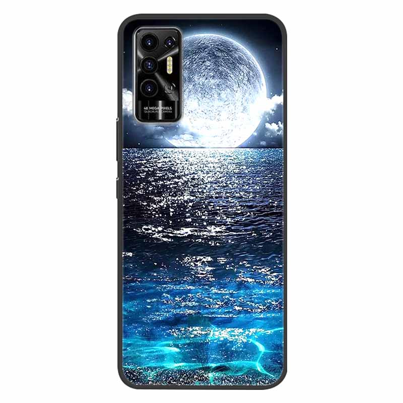 Чехол для Tecno Pova 2 Pova2 Ударопрочный Мягкий силикон ТПУ Задняя крышка Для Tecno Pova 2 Чехлы для телефона Pova2 2021 Чехол Милый мультфильм