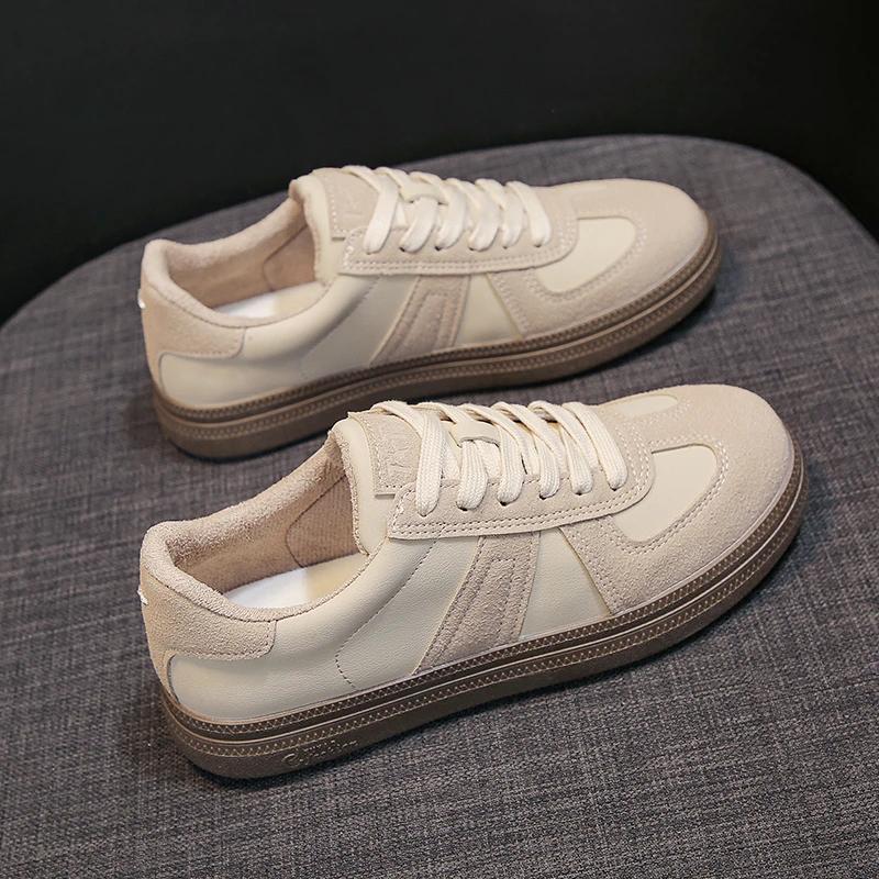 Модная обувь для женщин 2024 года, трендовые женские кроссовки из коровьей замши, разноцветные кроссовки на плоской подошве, женская повседневная обувь, мода, размер плюс 40