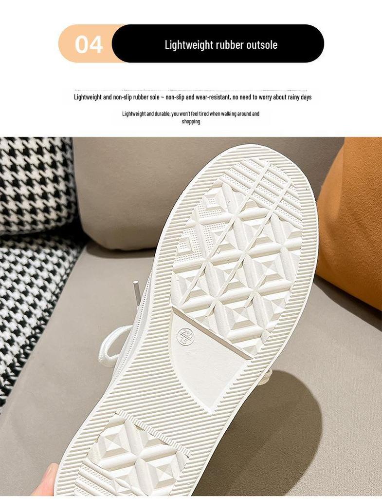 Женские повседневные туфли на шнуровке из мягкой корейской белой кожи 2025 года — модные универсальные студенческие спортивные кроссовки на весну/лето