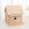 Новая деревянная клетка для птиц настенная всепогодная подвесная птичьи гнезда украшение для дома и сада скворечник гнездовой ящик для улицы