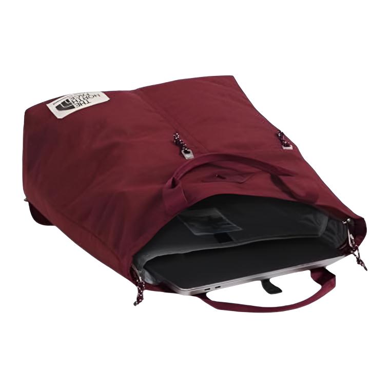 The North Face Логотип Беркли Однотонный Модный Универсальный Нейлоновый Рюкзак Обычный Мужской рюкзак Красный NF0A52VS82P