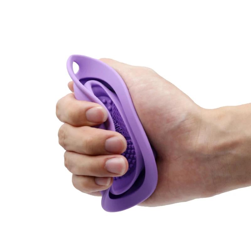 Силиконовый очиститель для кистей для макияжа, складная миска для чистки косметических кистей, пуховка для пудры, губка для красоты, коврик для мытья кистей, скребок