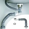 Kitchen Sink Drain Hose Deodorizing Easy To Install Pipe Lengthened for Washbasin