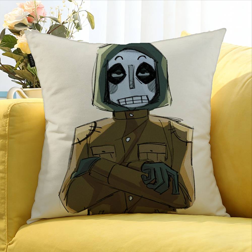 O-Perator Mh Marble Hornets Various Sizes Square Pillow Case For Car Home Bedchamber Decor