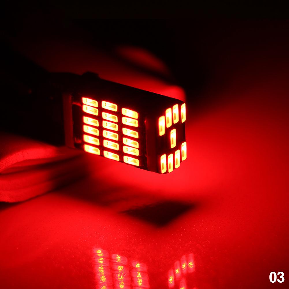 2 шт. DC 12 В автомобильный фонарь заднего хода T15 W16W 45 SMD 4014 высокомощная автомобильная лампочка белый желтый красный указатель поворота светодиодный свет Canbus