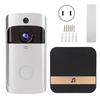 Intelligent Cordless WIFI Video Doorbell APP Remote Control Intercom PIR Motion Detection Silver