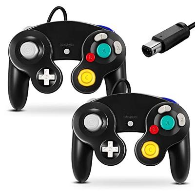 TRVL FIELDER Геймпад для GameCube, 2 шт., Классический проводной контроллер, Совместим с Wii и Nintendo GameCube