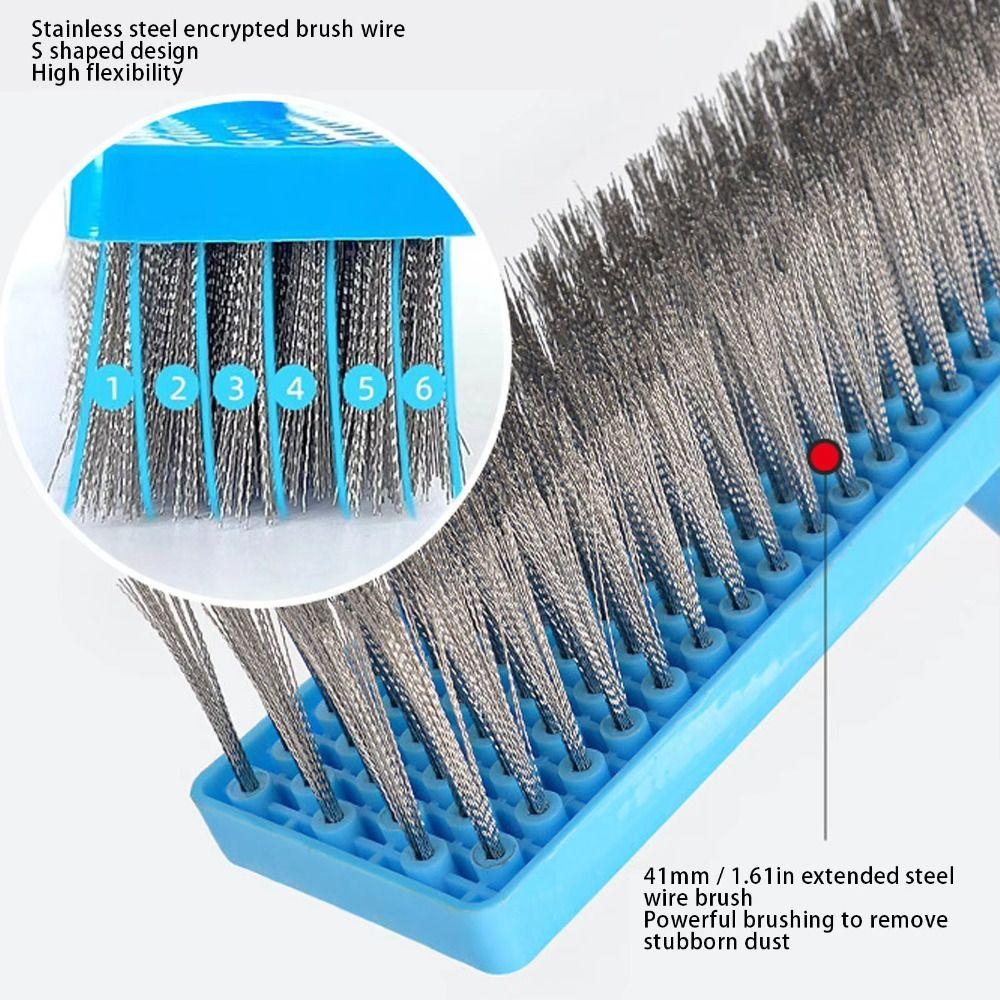 Stainless Steel Deck Scrub Brush Heavy Duty Heavy Duty Wire Brush Floor Wire Brush Floor Cleaning