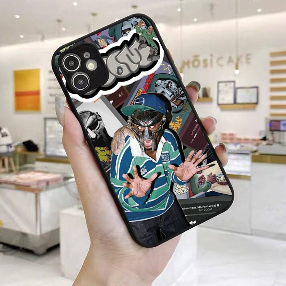 Fashion MF DOOM Hot Singer Phone Case For IPhone 16 15 14 X XR XS 7 8 Plus 11 12 13 Pro MAX 13mini Matte Shockproof Case