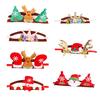 Dogs Cats Christmas Patterns Headband Photography Props Pet Headwear Accessory