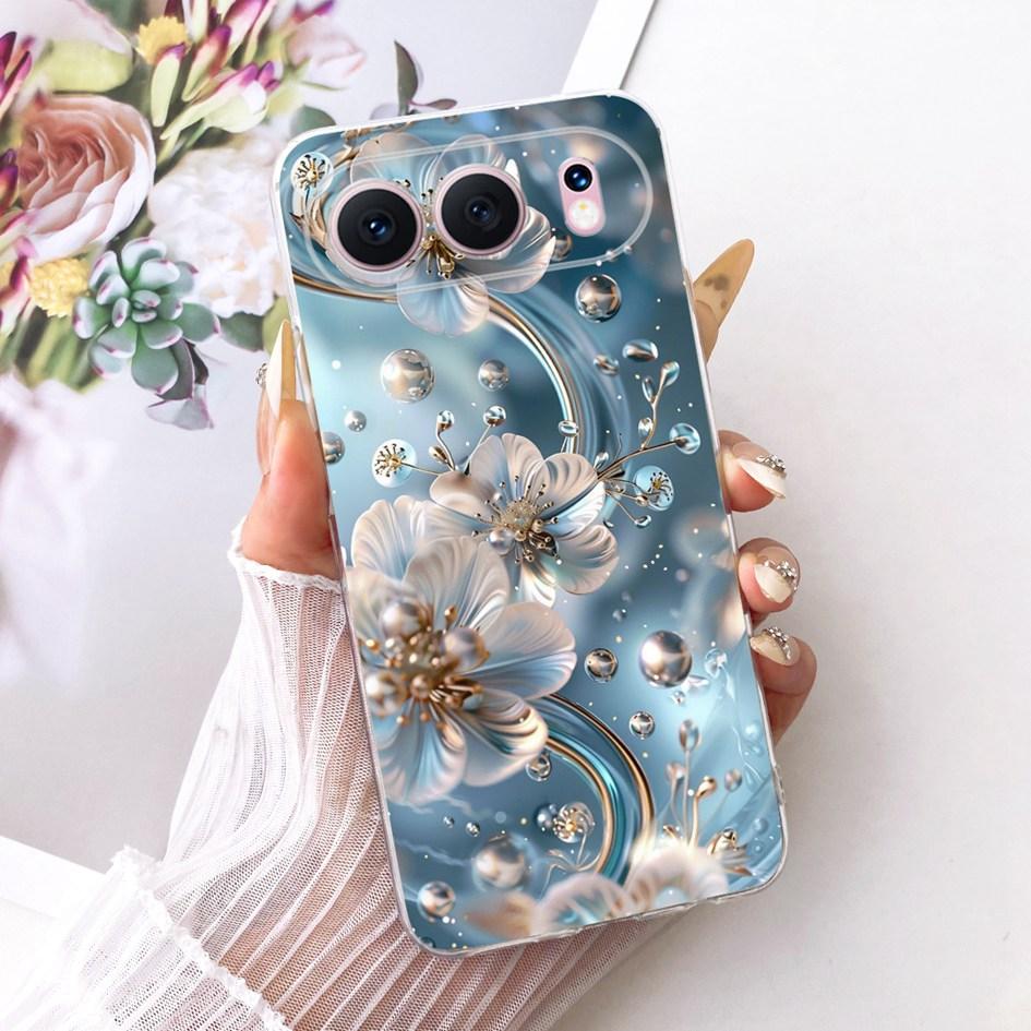 6.55" Чехол для Honor 500 5G Модный Цветок Бант Мягкий Тонкий Силиконовый Чехол для Телефона Для Honor 500 Pro Funda MEY-AN00 Honor500 Capa