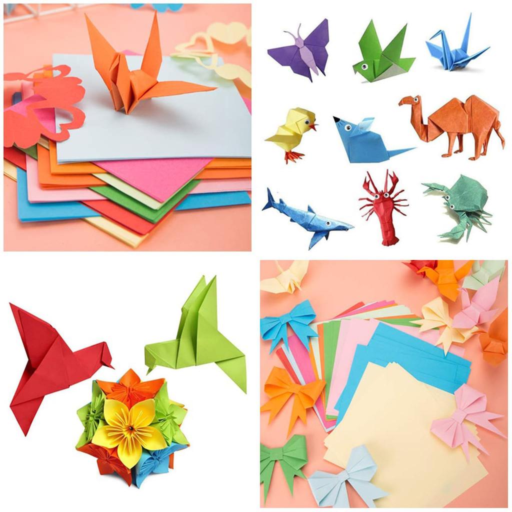 Colorful origami paper, 200 sheets, 20 colors, 15cm square, craft paper, DIY paper, decoration, 1000 paper cranes.