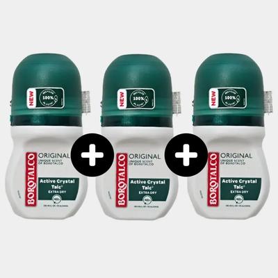 Deodorant Roll-on Original 50ml, 3 Pieces