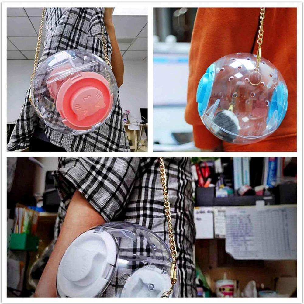 Hamster Ball, Exercise Toys, Running Ball, Clear Plastic Balls Hamster Cage Accessorie Small and Medium Hamsters, Syrian Dwarf