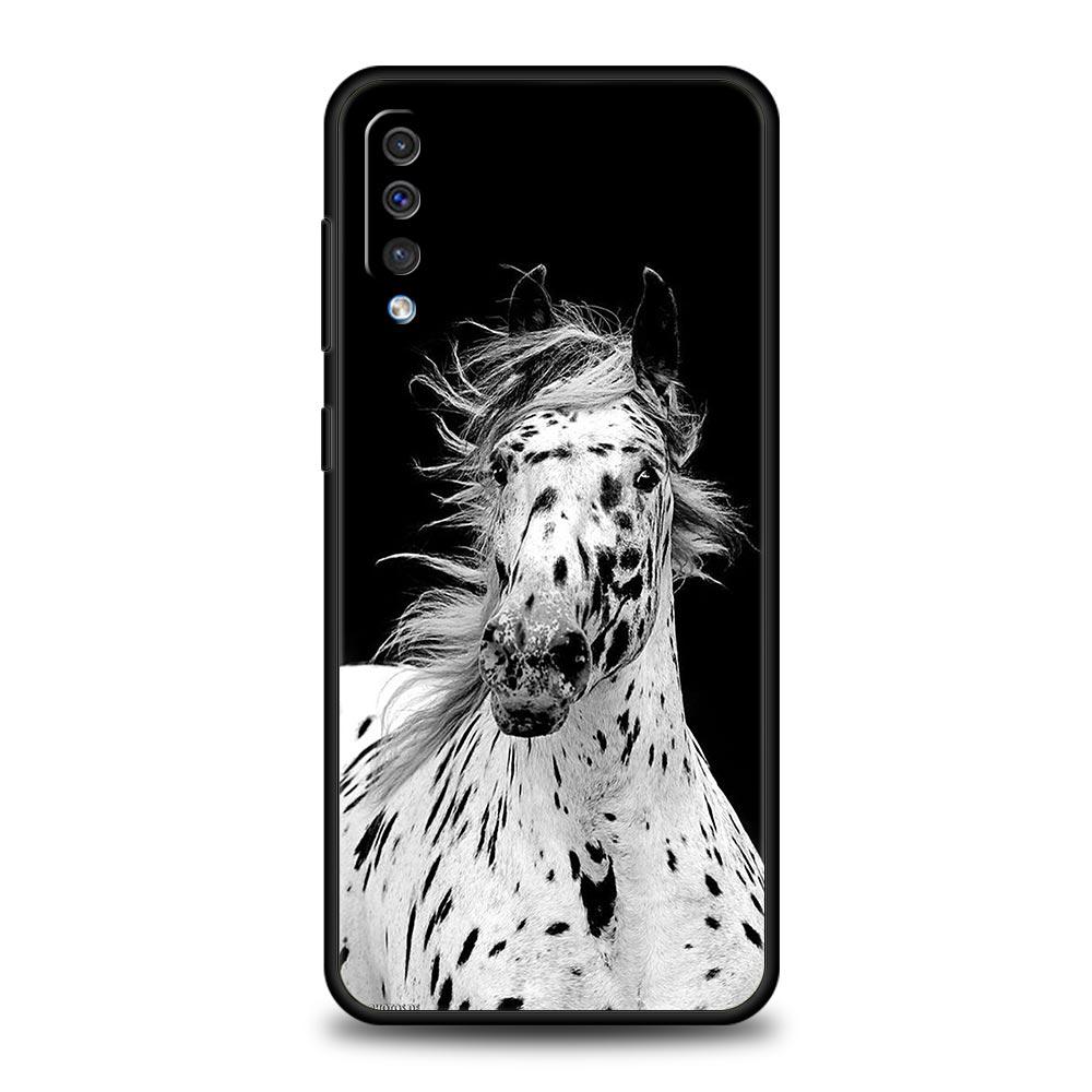 Чехол для телефона с изображением животного Лошадь для Samsung Galaxy A56 A36 A26 A16 A34 A24 A42 A22 A20 A12 A40 A30 A10 5G Мягкий ТПУ Чехол-оболочка Сумка Funda