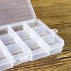 1x  Organizer Jewelry Box Plastic Case Slots Container Storage Bead Jewelry