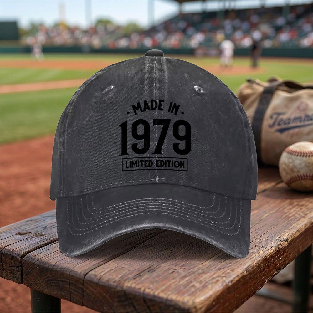 LIMITED EDITION Washed Baseball Cap Adjustable Buckle Lightweight Breathable Unisex Hat