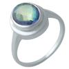 Серебряное кольцо с мистик топазом (2004295)