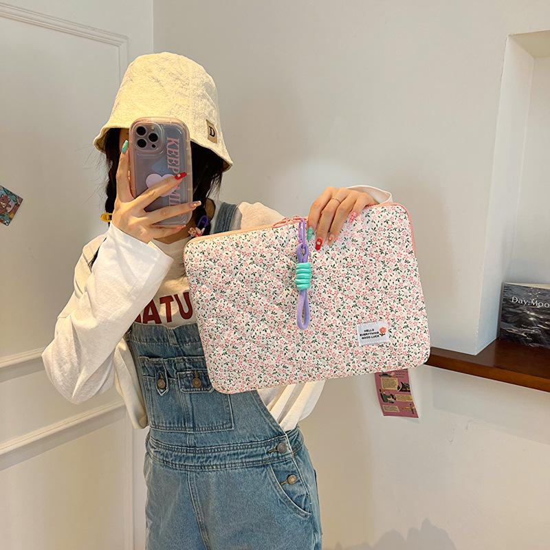 Новая стильная женская сумка для ноутбука и iPad - 11/13/15 дюймов, свежий цветочный дизайн