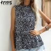 Women's Fashion Casual Sleeveless O-Neck Blouses & Shirts