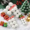 Многоразовые белые пенопластовые рождественские шары 4 см 8 см Снежок для елки Сделай сам Фестивальный декор для дома Ресторана Крыльца Праздника