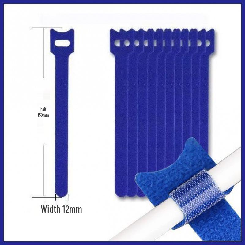 Hook & Loop Cable Ties: Earphone, Charging, Data Cable Organizer